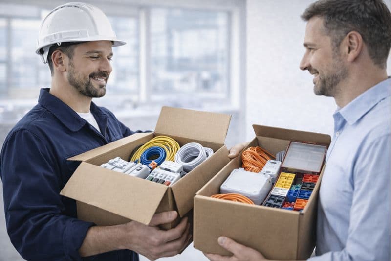 Können Sie auch Material liefern oder arbeiten Sie mit Kundenmaterial?