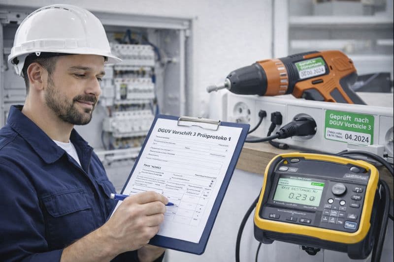 Machen Sie E-Check bzw. Prüfungen nach DGUV V3?