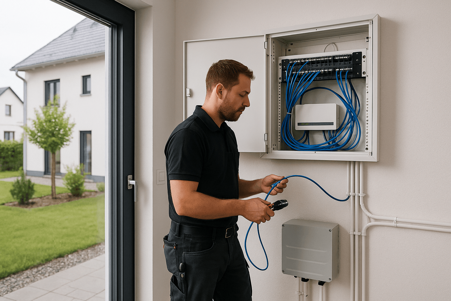 Netzwerkverkabelung im Einfamilienhaus: Planung und Umsetzung für Dresden
