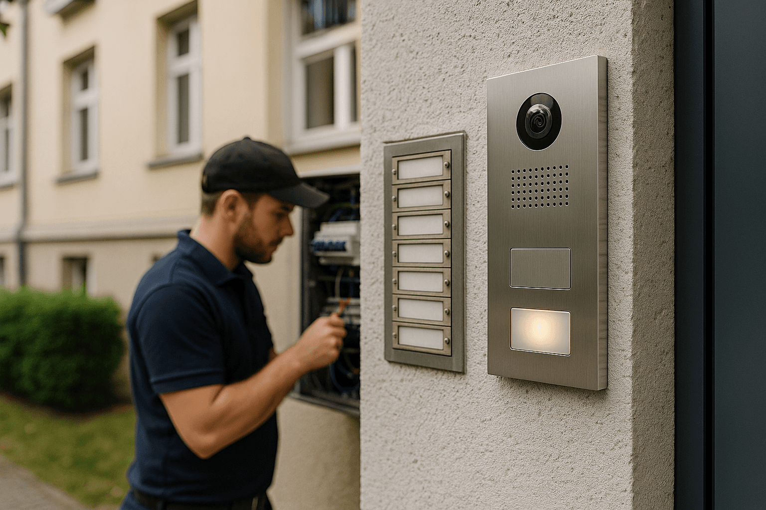 Türsprechanlage mit Kamera nachrüsten: Technische Lösungen für Dresdner Bestandsbauten