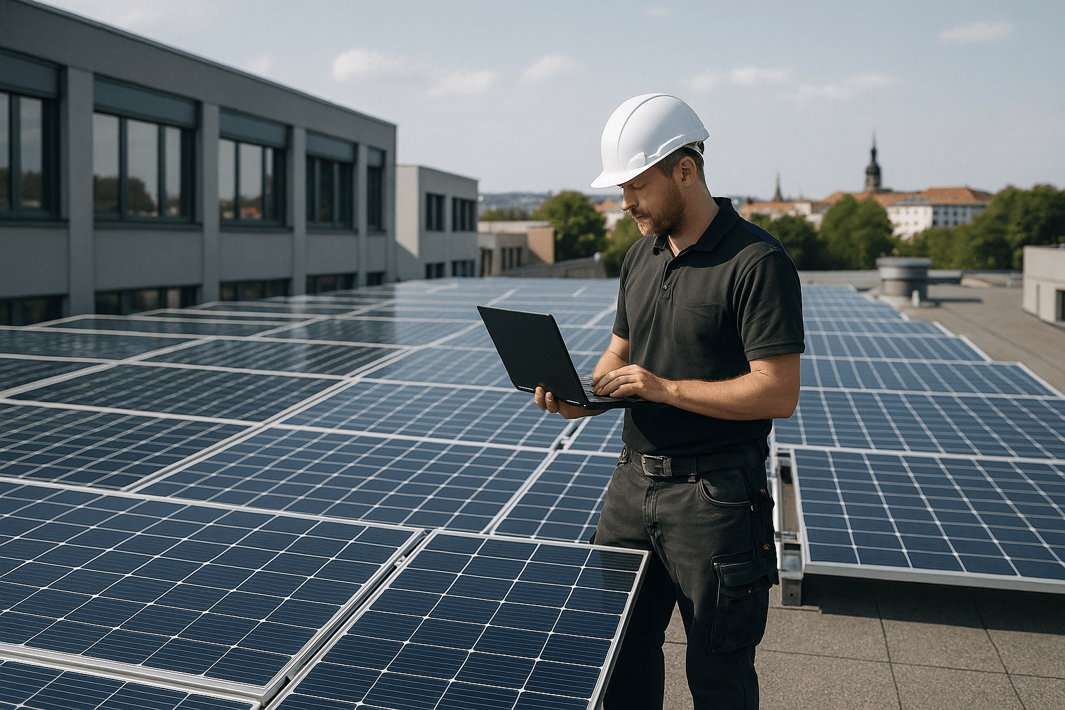 Photovoltaik für Gewerbebetriebe in Dresden: Planung zwischen technischer Realität und wirtschaftlicher Optimierung
