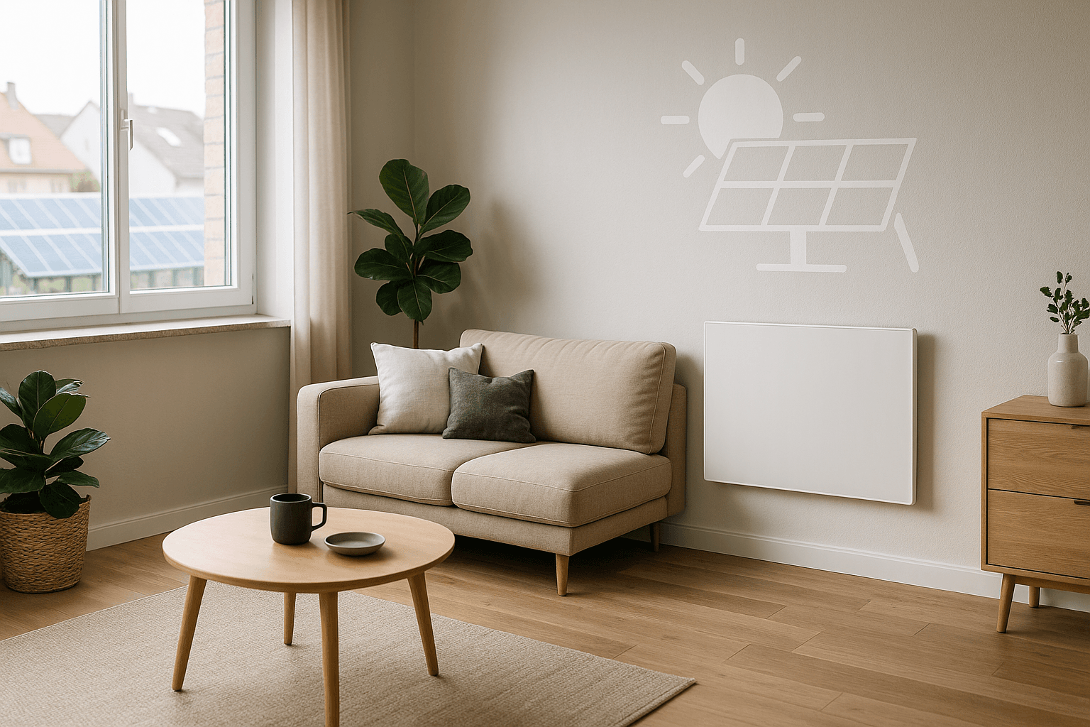 Infrarotheizung bei der Gebäudemodernisierung: Wann sie mit PV-Strom sinnvoll ist